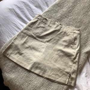 Tan Golf Skirt